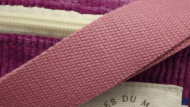 Sac banane velours fuchsia