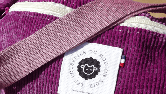 Sac banane velours fuchsia