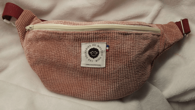 Sac banane vieux rose