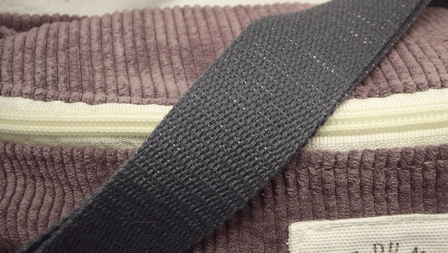 Sac banane velours "vieux" violet