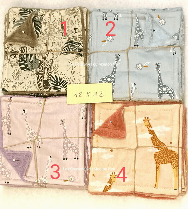 Lingettes en Bambou X8