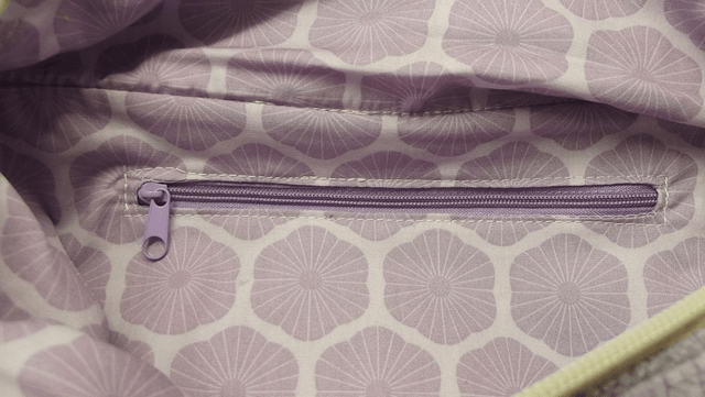 Sac banane velours lavande 