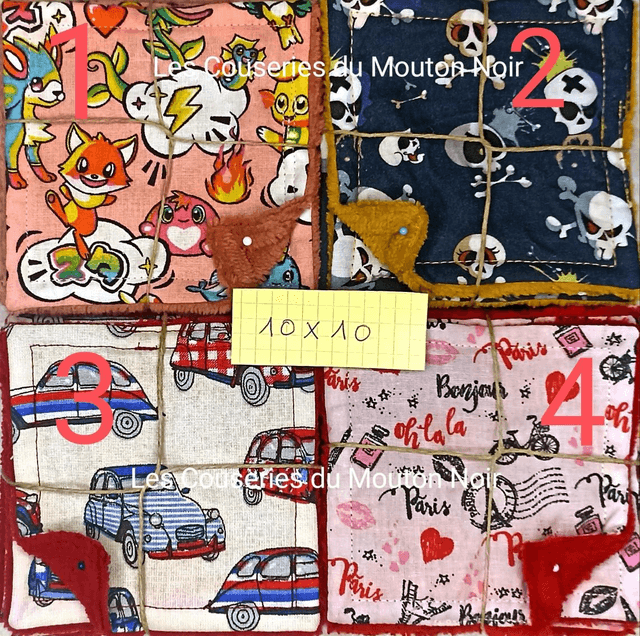 Lingettes en Bambou X8